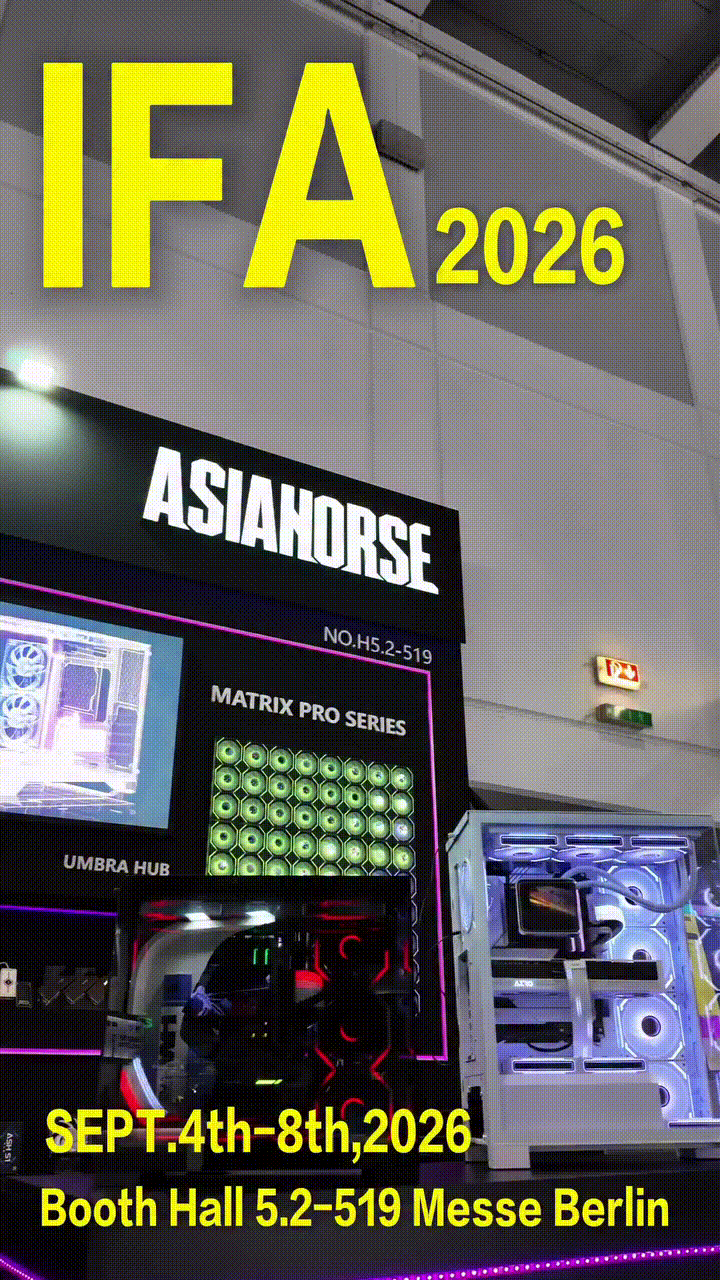 At IFA 2026 Berlin, Asiahorse Showcases Groundbreaking Umbra V2 RGB Hub, Earns Industry Acclaim & Record Orders