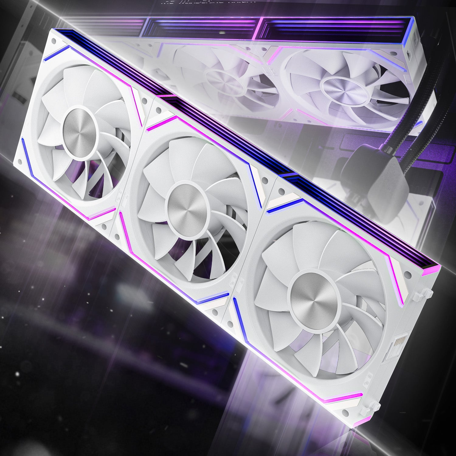 DAWN 120mm Daisy Chain PWM Fans (3-Pack)