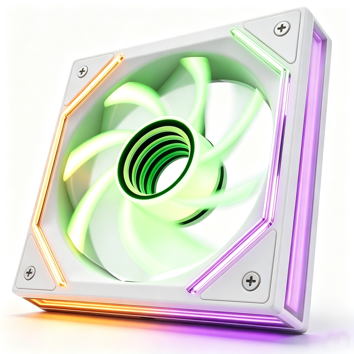 Asiahorse Matrix Pro ARGB Case Fan, 3-Zone Controlled Light,4 side Infinite Mirror Light