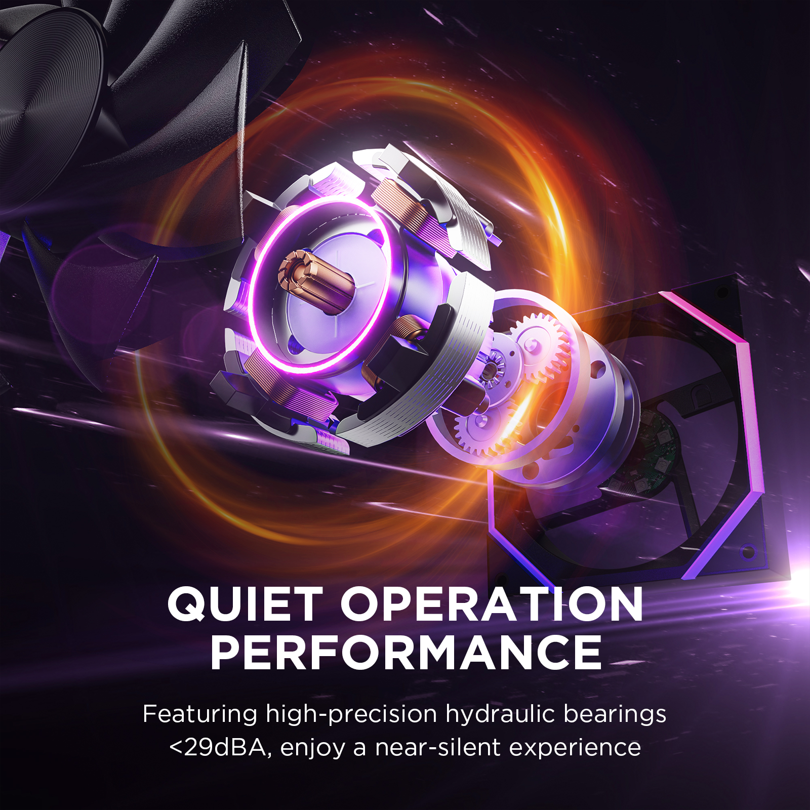 Nyota Mega 140mm PC Case Fan (1Pack)