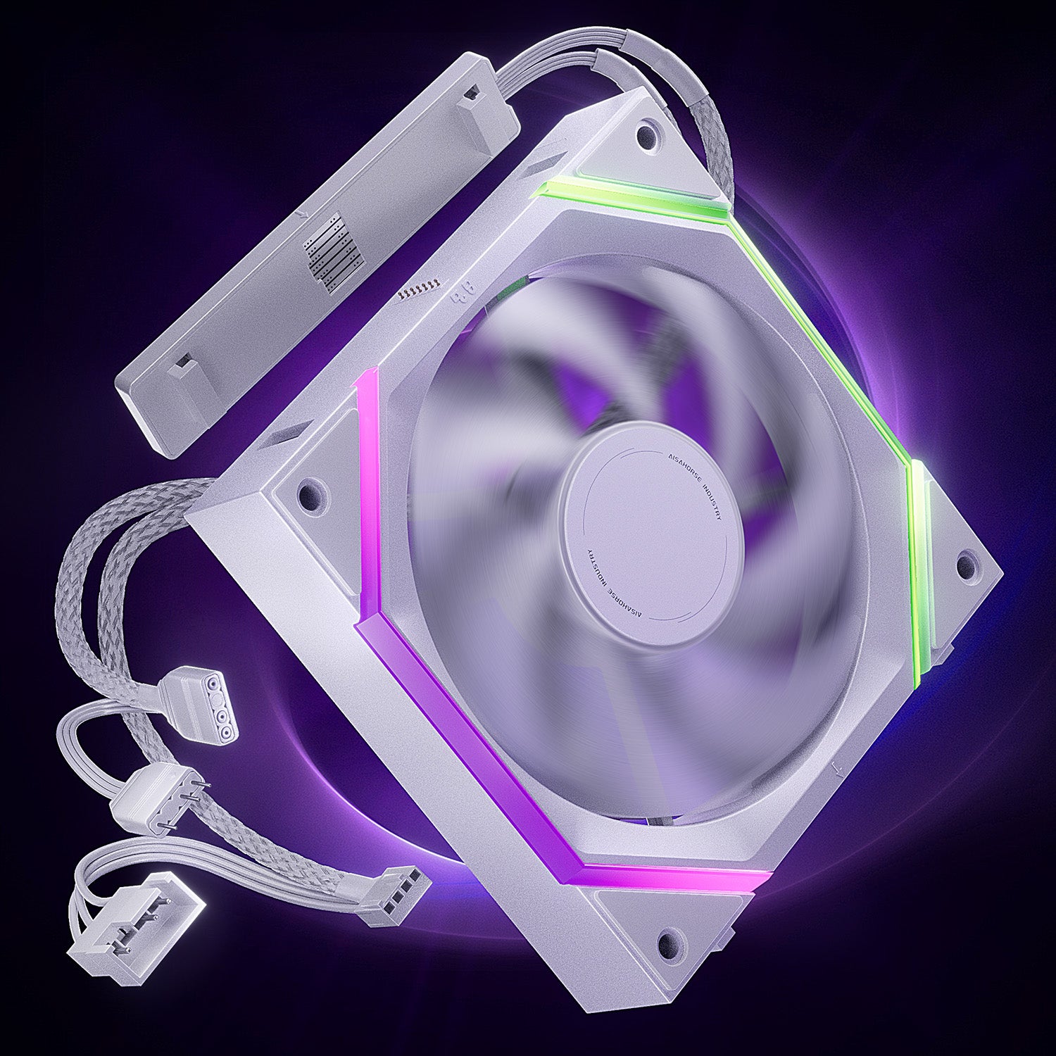 NYOTA PRO 120mm Daisy Chain ARGB Fans (1Pack)