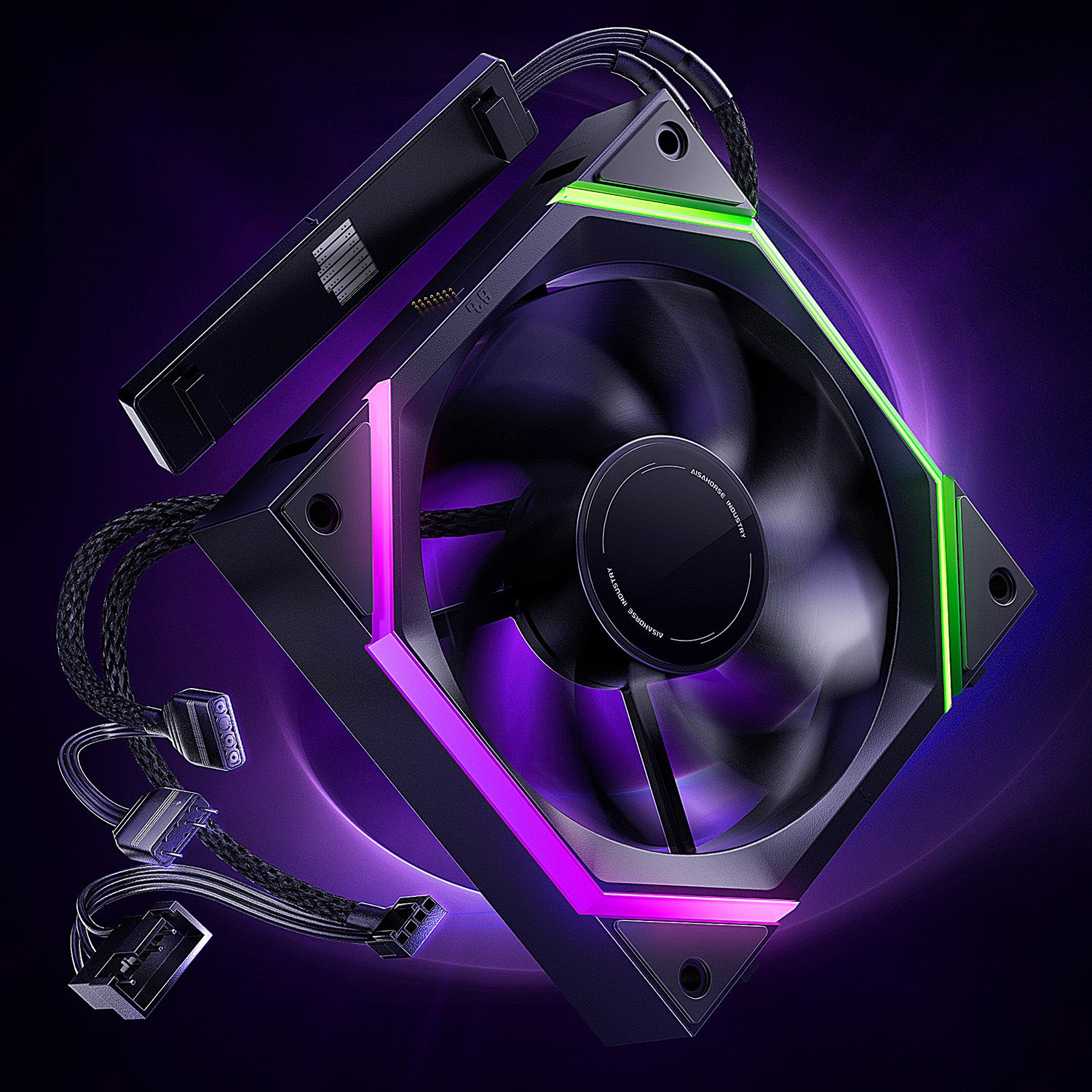 NYOTA PRO 120mm Daisy Chain ARGB Fans (1Pack)