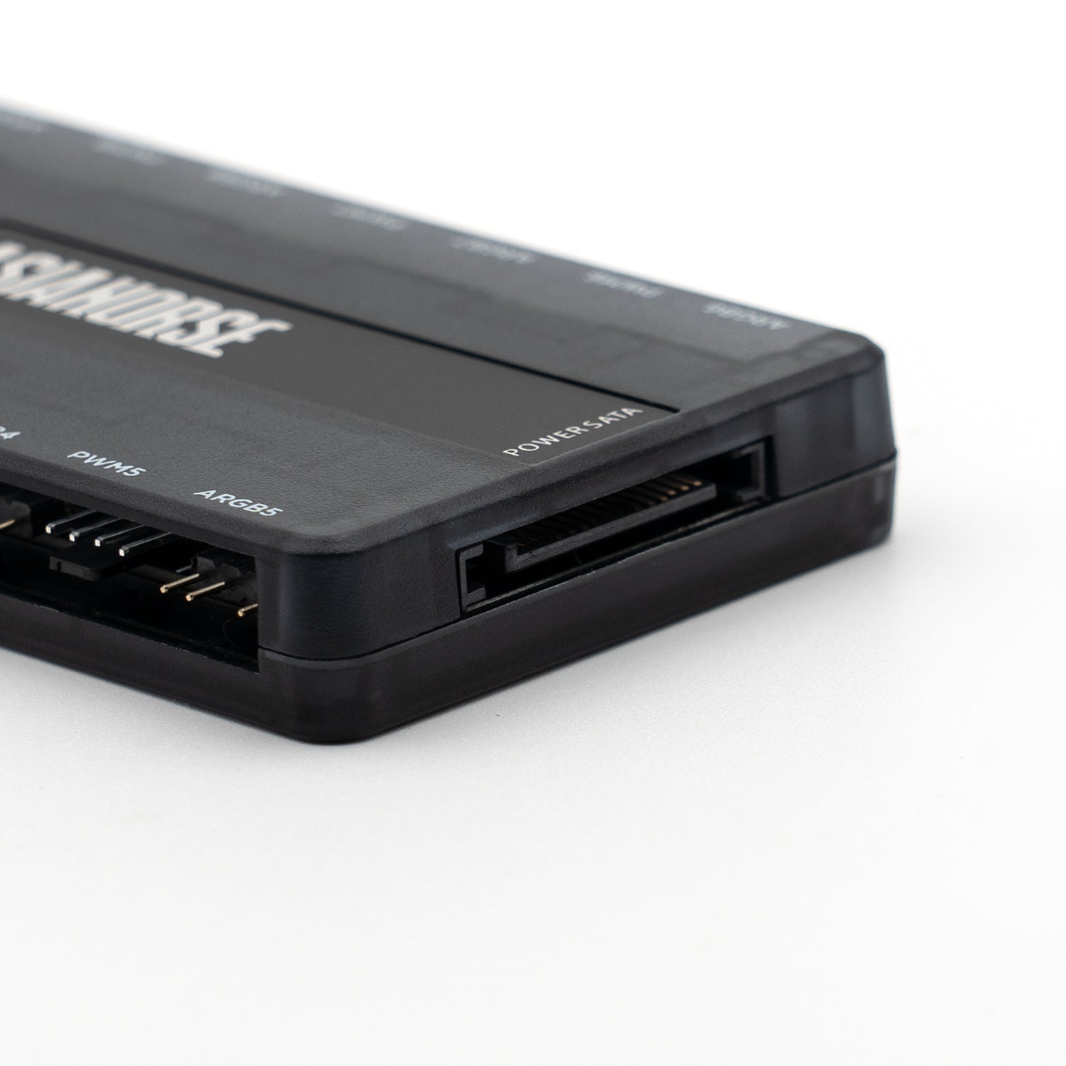 UMBRA ARGB PWM Fan Hub with Software, 10-Port PC Fan Controller for 5V ARGB and PWM Fans, SATA Powered(Black)
