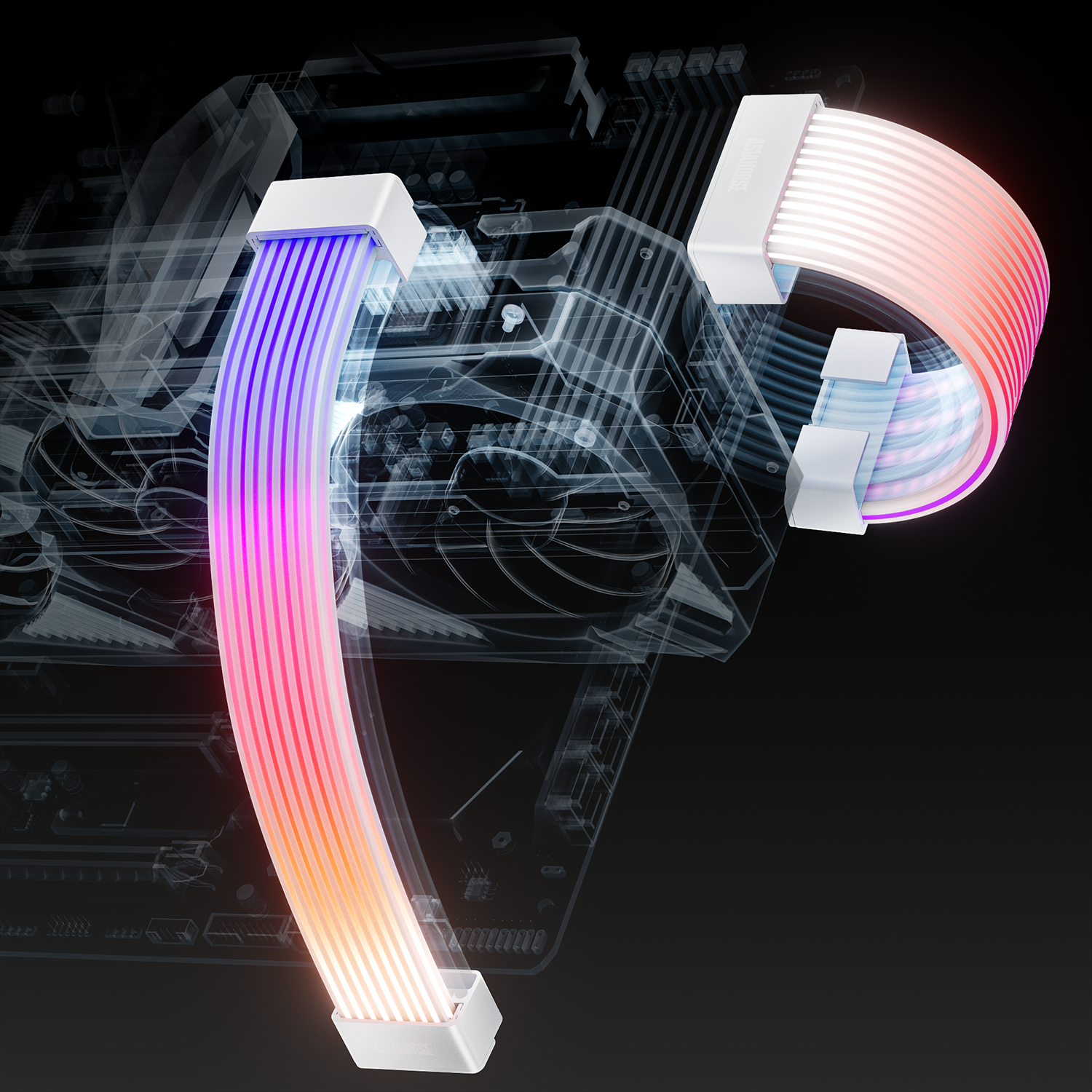 Aurora ARGB PSU Cables Cover Kit