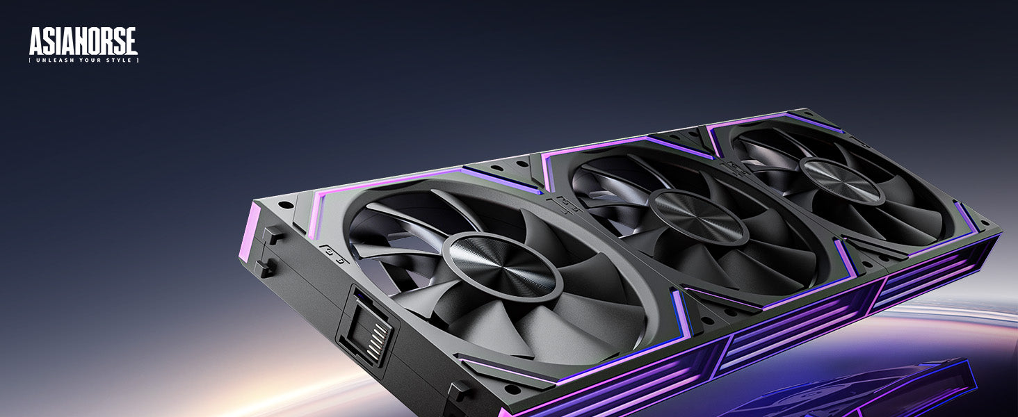 DAWN 120mm Daisy Chain PWM Fans (3-Pack)