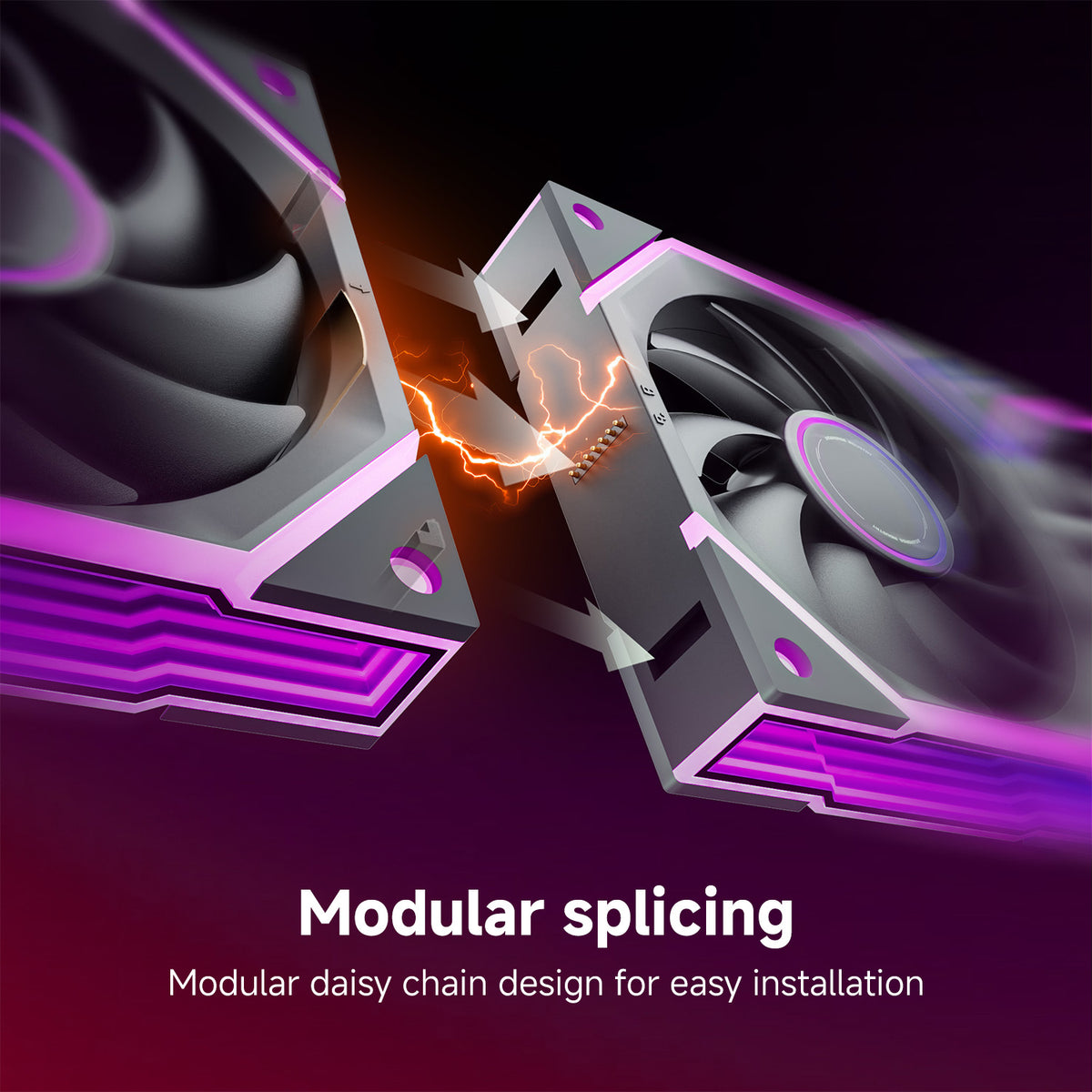 NYOTA Ultra 120mm Daisy Chain PWM Fans (3-Pack)