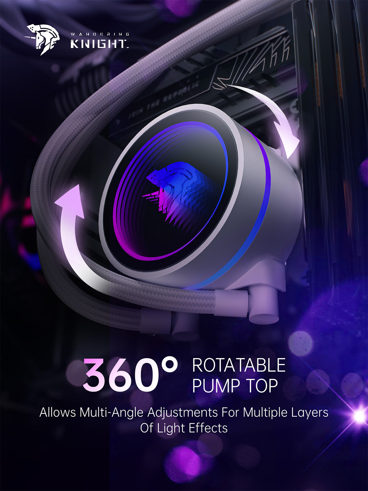 The Wandering Knight W360 AIO CPU Liquid Cooler