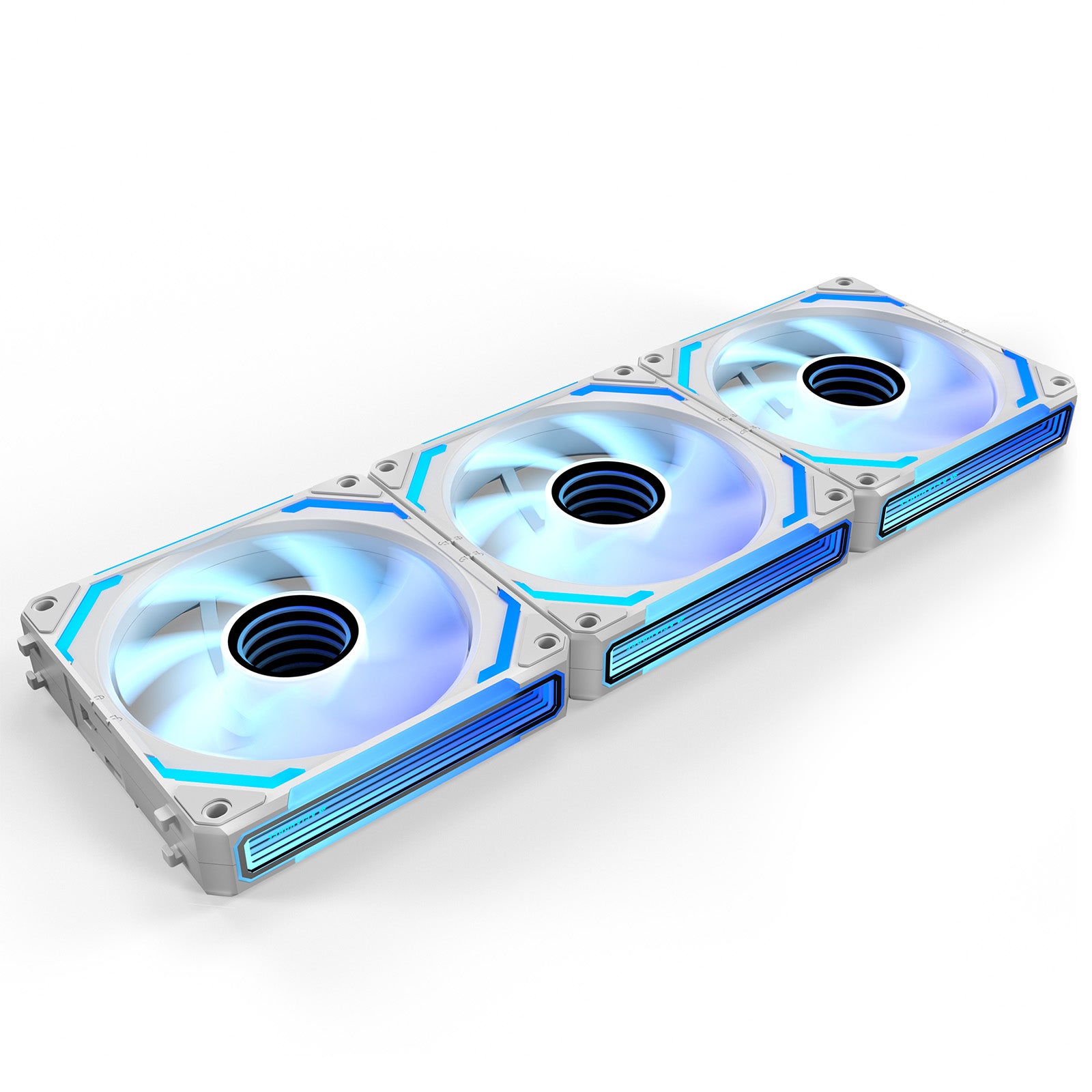 COSMIQ RGB 120mm Daisy Chain PWM Fan (3-Pack)