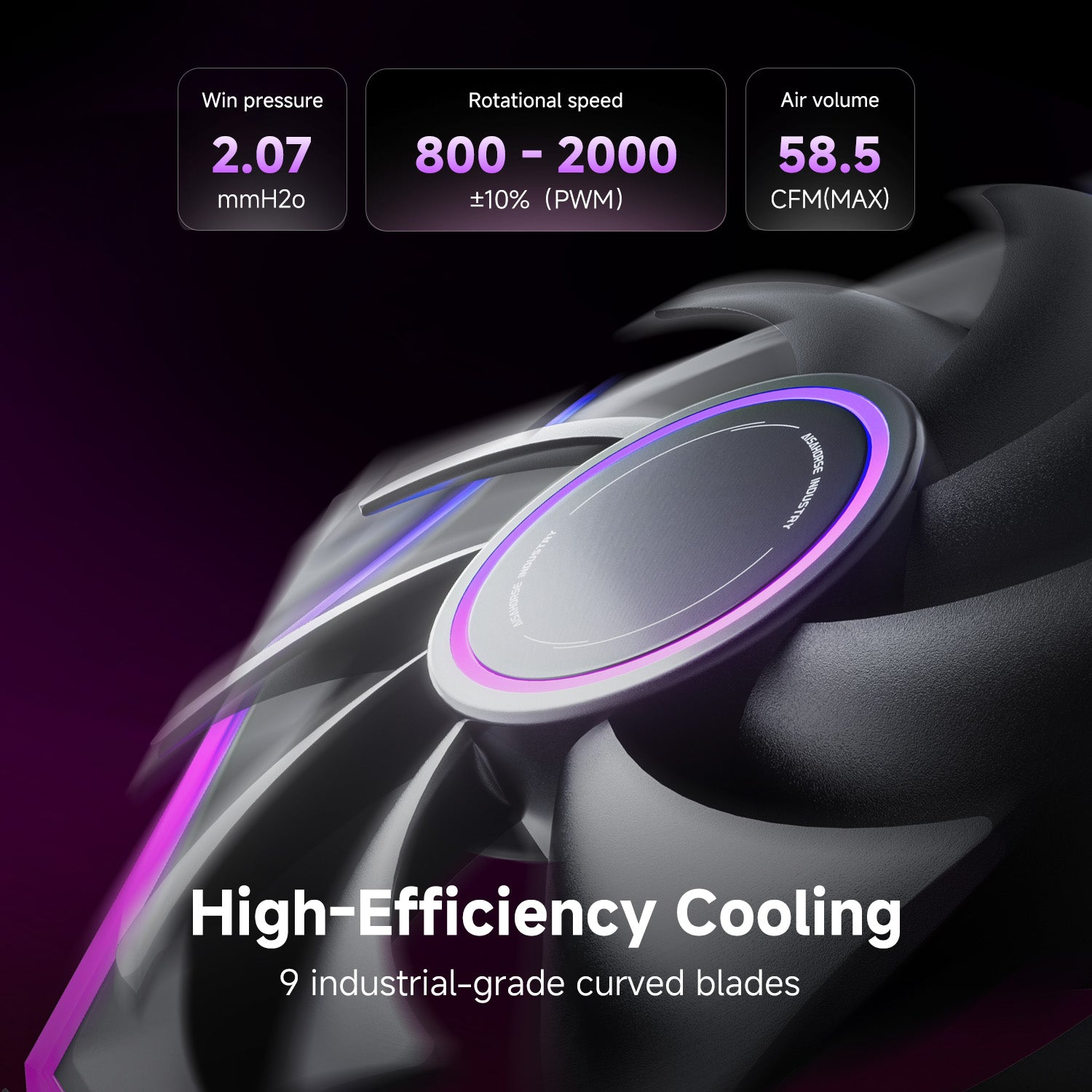 NYOTA Ultra 120mm Daisy Chain PWM Fans (3-Pack)