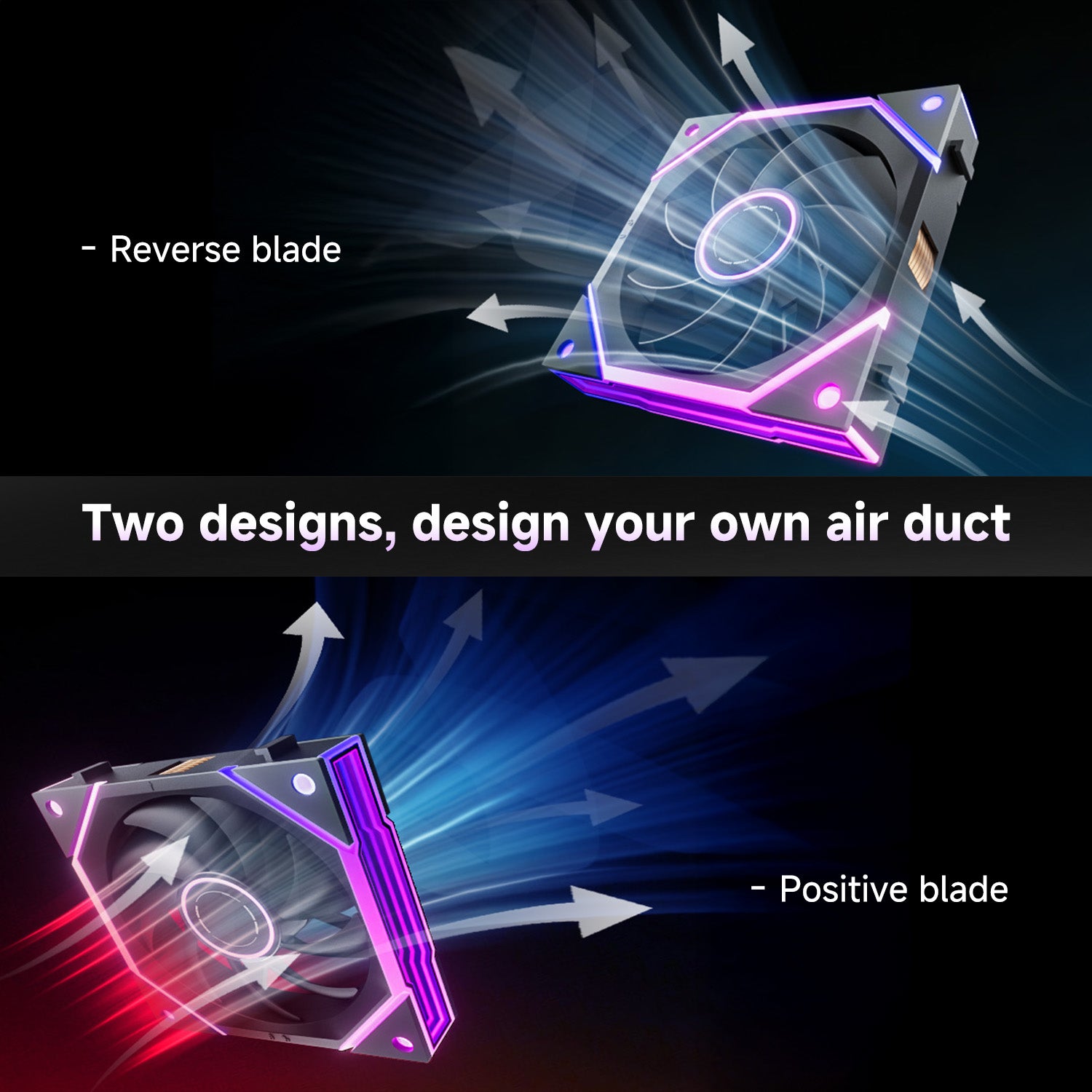 NYOTA Ultra 120mm Daisy Chain PWM Fans (3-Pack)