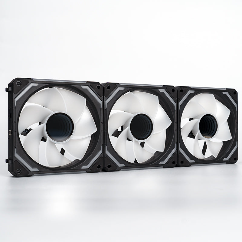 COSMIQ RGB 120mm Daisy Chain PWM Fan (3-Pack)