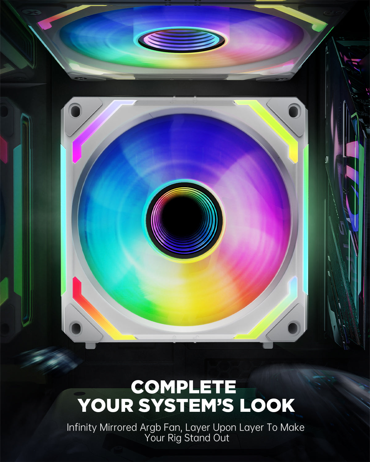 PC Case fan RGB Ventilador 120mm rgb infinite fan Computer Fan 120mm cpu cooler for pc case cooling