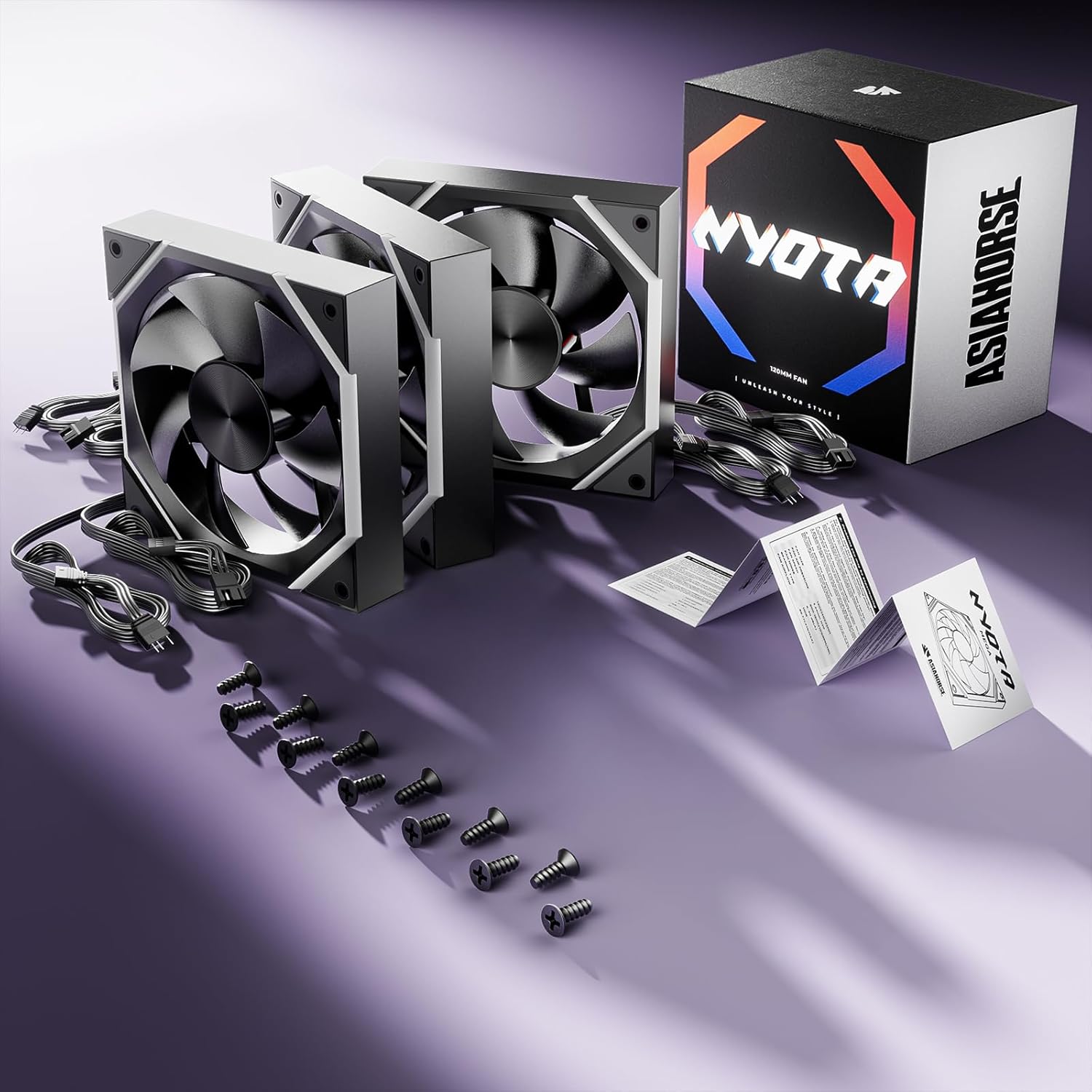 NYOTA 120mm Case Fans (3-Pack)