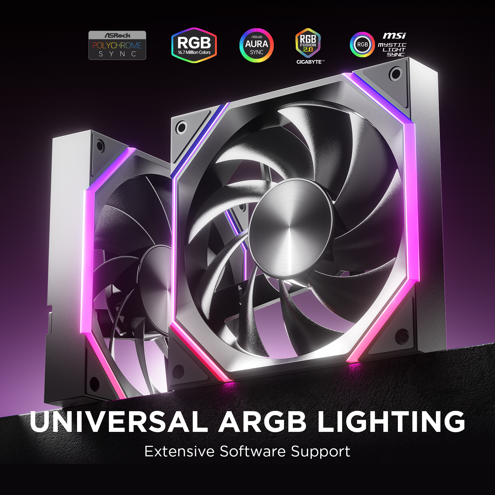 Nyota Mega 140mm PC Case Fan (1Pack)