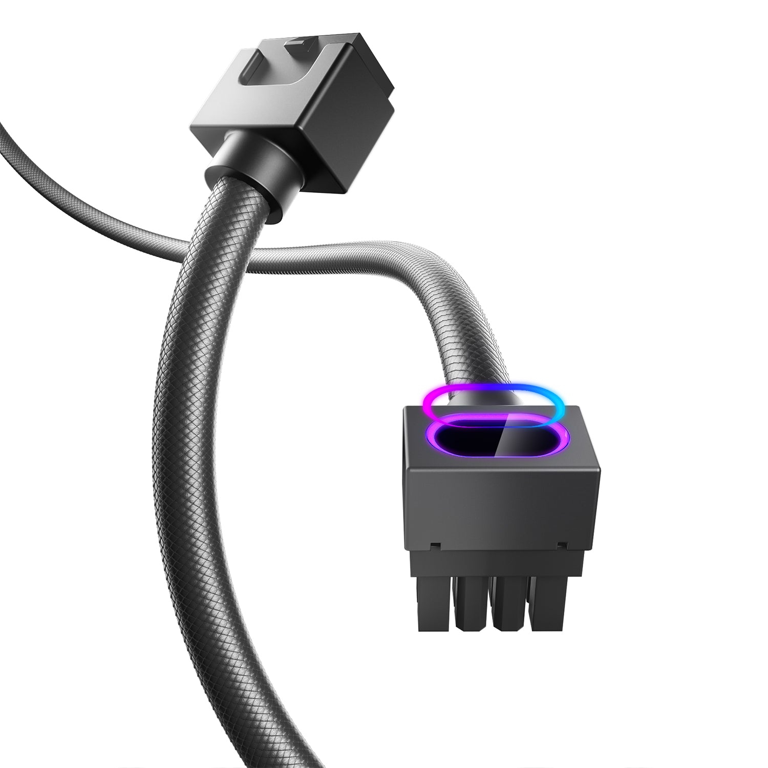 AsiaHorse Hydrus ARGB PSU Extension Cable, Tin‑Plated Pure Copper Low‑Resistance Core, 16PIN 530W Modular Cable, 18AWG 24PIN/8PIN/16PIN for M/B,CUP,GPU; for PC DIY Build