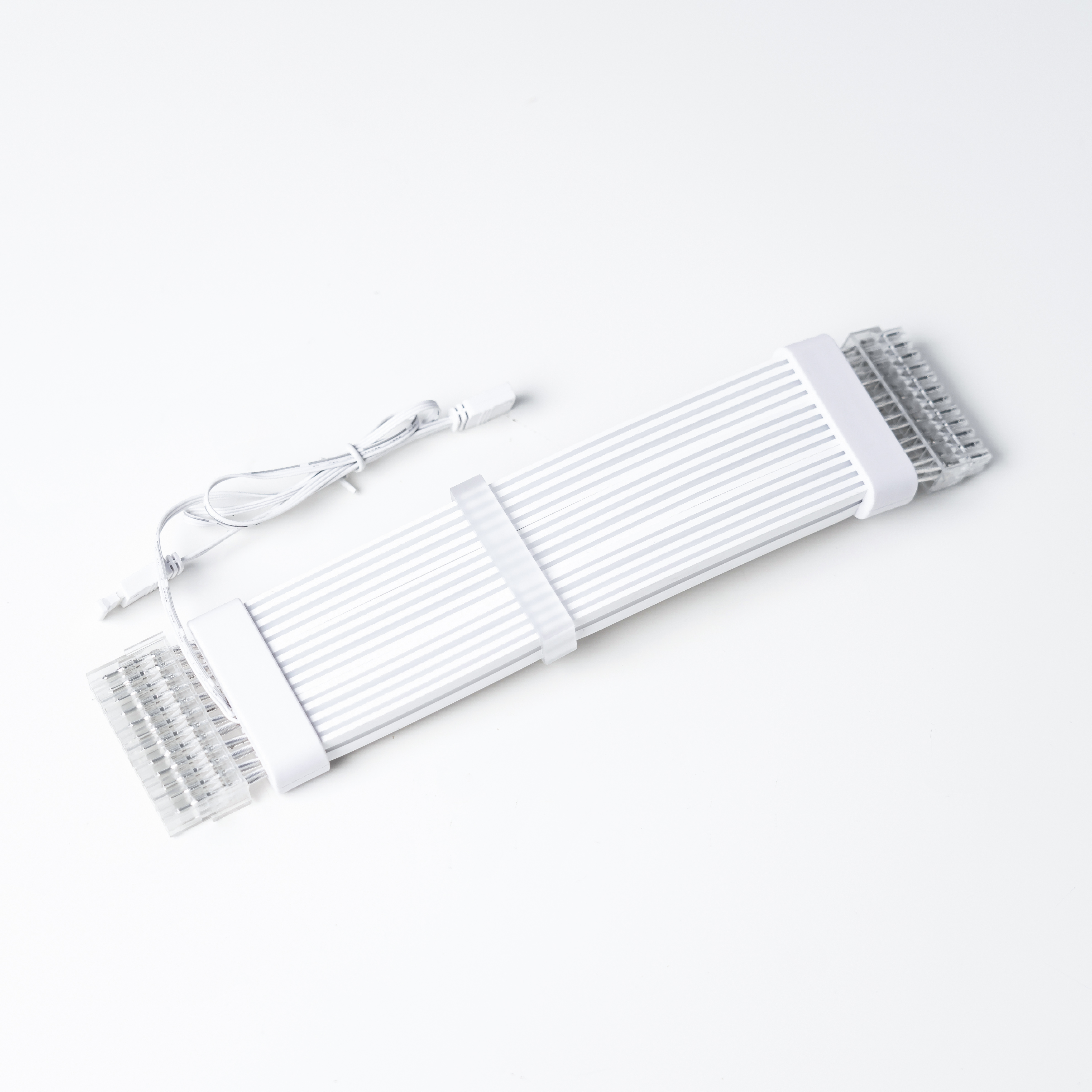 24 pin 360-degree light effect psu sleeves rgb cable extension pc