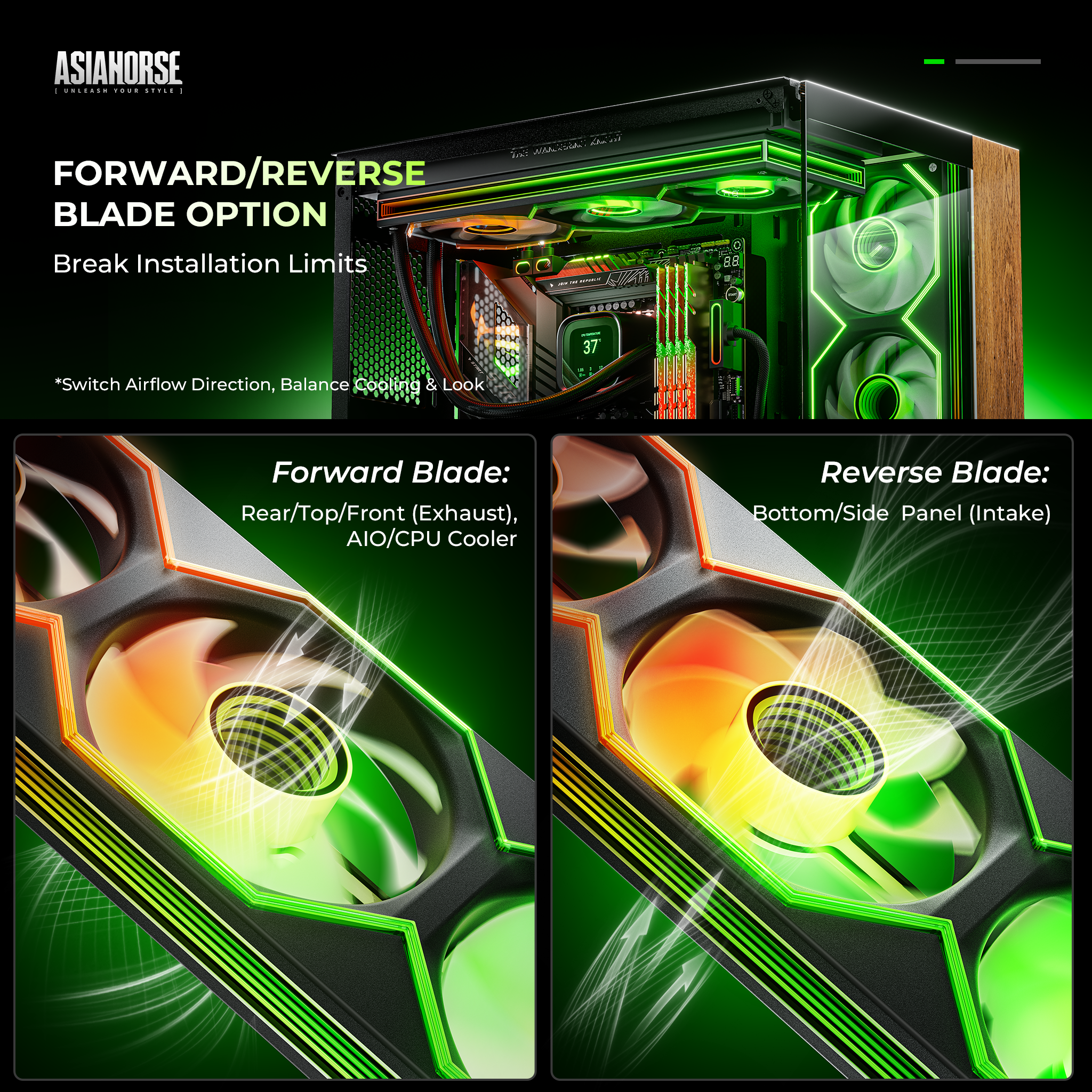 MATRIX PRO 360mm ARGB Fan (All-in-One)