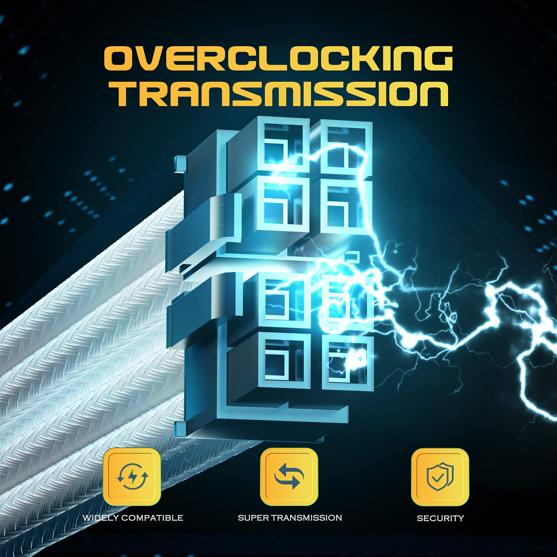 ASIAHORSE 18AWG PSU Cable Extension Sleeved Custom Power Supply Braided with Two Color Combs kit for ATX CPU GPU Modular Power Supply Unit /1x24P/1x8P (4+4) CPU/2x8 P(6+2) GPU/30CM 11.8Inch (White)